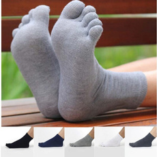 Cotton Socks, fivefingerssock, unisex, Men