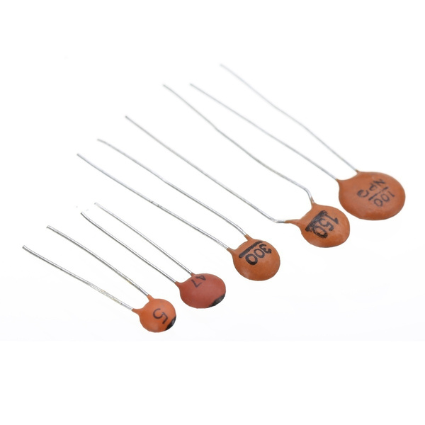 300pcs Ceramic Disc Capacitors Assortment Kit – 10 Values, 10pF To 100nF, 50V