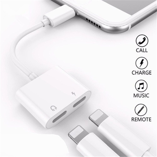 Headphone and best sale charger splitter iphone