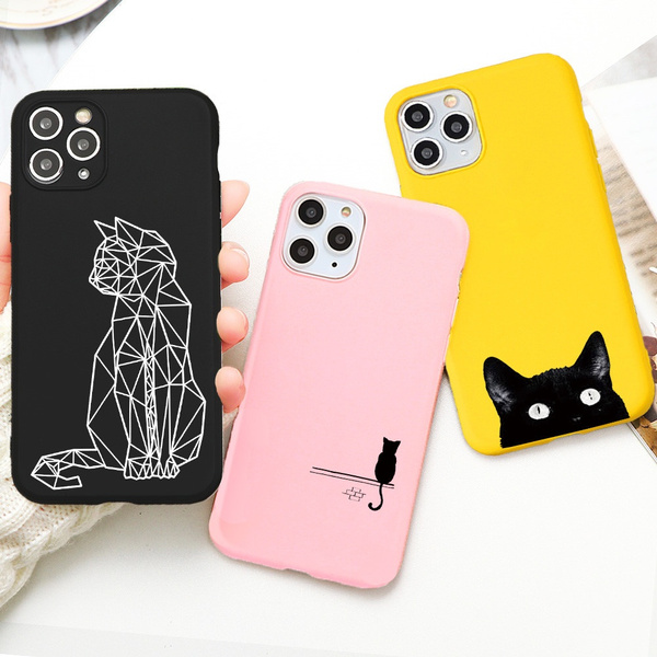 Cat Cell Phone Case Cover for Samsung Galaxy S20 Ultra A01 A51 A71