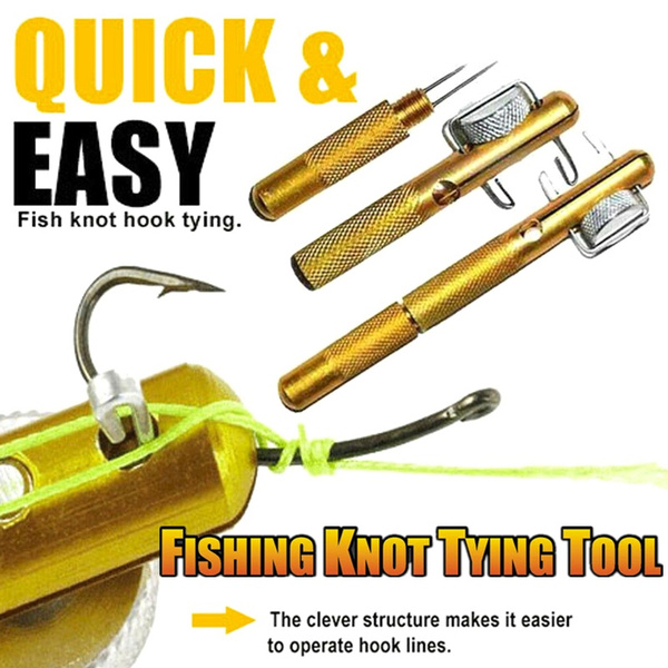 Details about   Knot Line Tying Knotting Tool Manual Practical Fast Fishing Supplies Accessories 