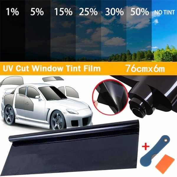 LIMO BLACK 5% CAR WINDOW TINT 6M x76CM FILM TINTING
