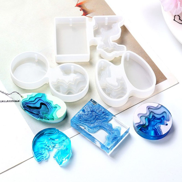 DIY Crystal Silicone Mould Fashion Earrings Pendant Silicone Mold