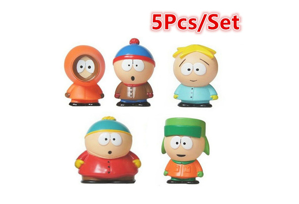 Cute PVC South Park Figure 5 pcs/set Mini Display Action Figure Toys Doll