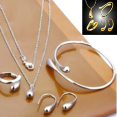 water, Sterling Silver Jewelry, Chain, Gifts