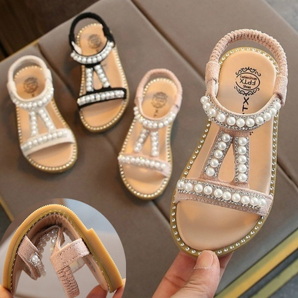 pearl and diamond sandals