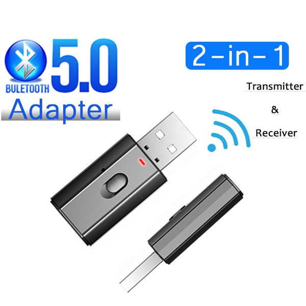 2in1 Bluetooth Transmitter Receiver USB Wireless Stereo Audio Adapter  Dongle PC