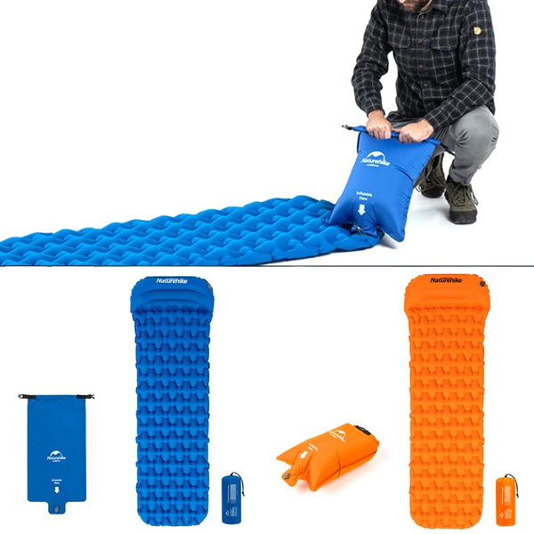 self inflating mat with pillow