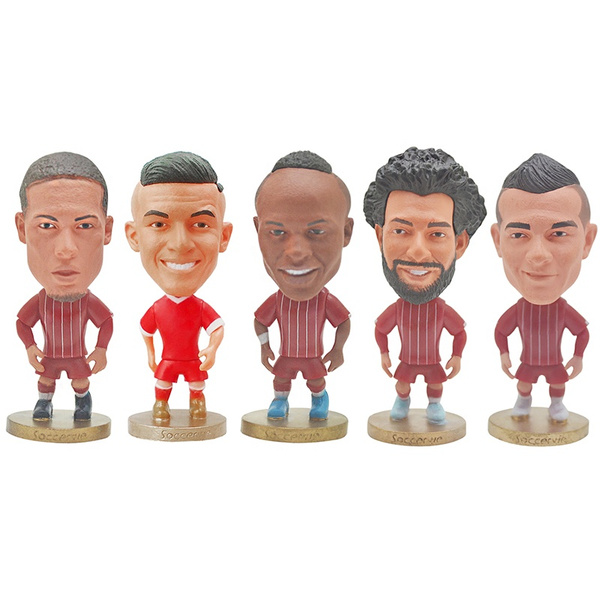 Liverpool Football Star Figurines Champion PVC Dolls Soccer Players Toys  2.5inch Birthday Gift