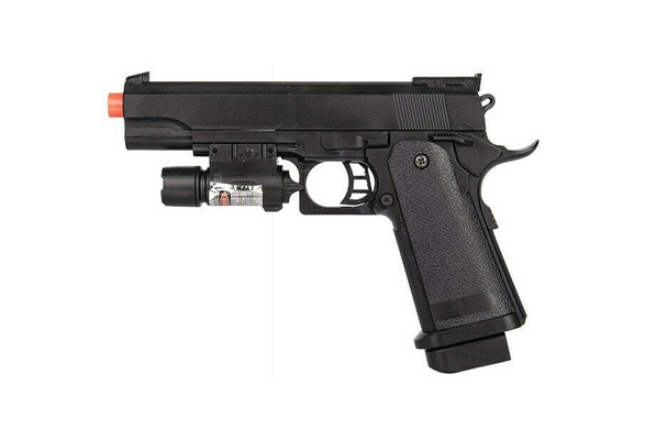 Full Size Metal M1911 Spring Airsoft Pistol Hand Gun W/ Hip Holster 6mm BBS for sale online 