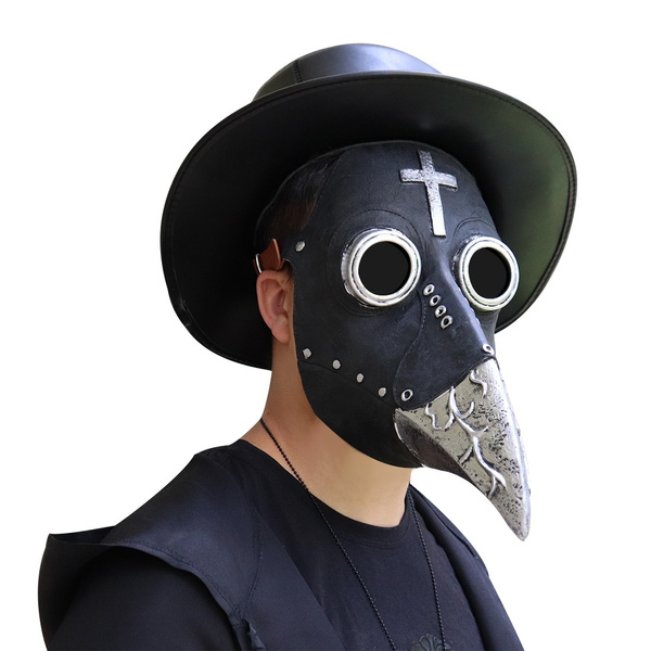 Mascara de la peste negra  Plague doctor, Plague doctor costume, Plague  doctor mask