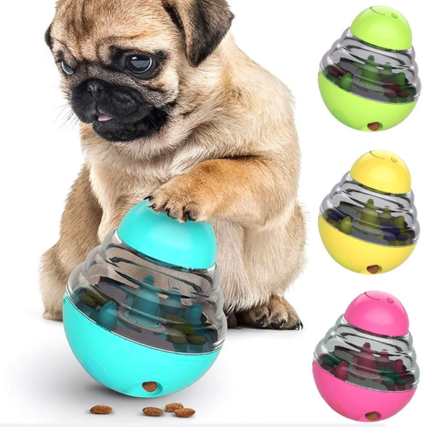 Interactive Dog Treat Ball Shaking Food Container Puppy Slow Feed