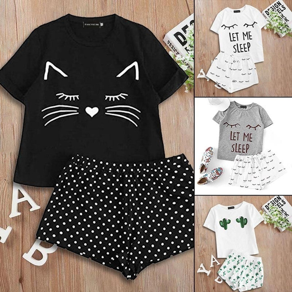 Summer Fashion Women Teens Casual Crop 