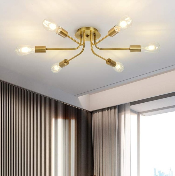 Popular 6 Bulbs Ceiling Lights Home Lighting Sputnik Re Gold Black Silver Lamp Metal Hanging Lamparas De Techo Luminaria Pendente For Bedroom Bathroom Kitchen Living Room Dining Wish - Silver Ceiling Lights For Living Room Popular 6 Bulbs Ceiling Lights Home Lighting Sputnik Re Gold Black Silver Lamp Metal Hanging Lamparas De Techo Luminaria Pendente For Bedroom Bathroom Kitchen Living Room Dining Wish - Silver Ceiling Lights For Living Room