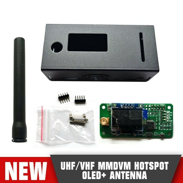 Case Support P25 DMR YSF for Raspberry pi Antenna UHF/VHF MMDVM hotspot OLED 