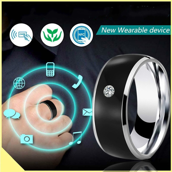 Multifunctional Waterproof Intelligent Ring Smart Wear Finger Digital Ring REGOU NFC Universal Wear Smart Ring 