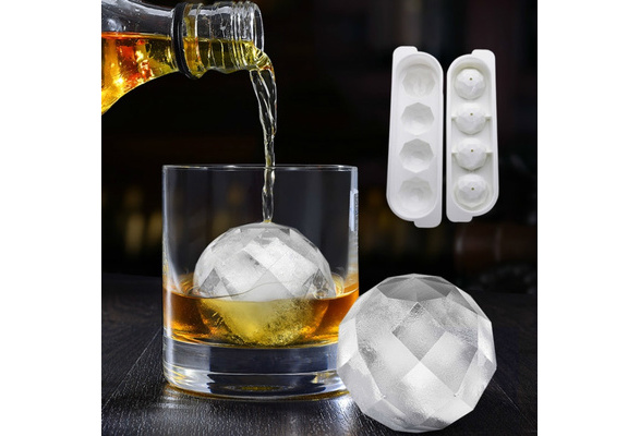 Diamond Shape Ice Cube Maker Molds Reusable Ice Maker Flexible 6