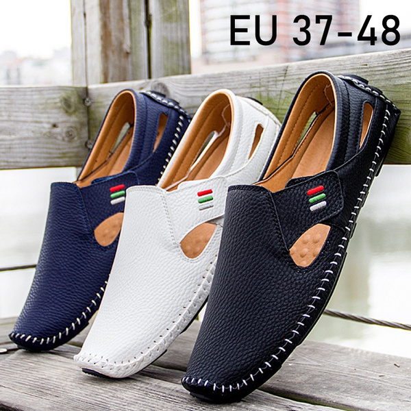 Fashion  Leather Shoes Men Driving Thermal Shoes Loafer Shoes CD 8811-1 