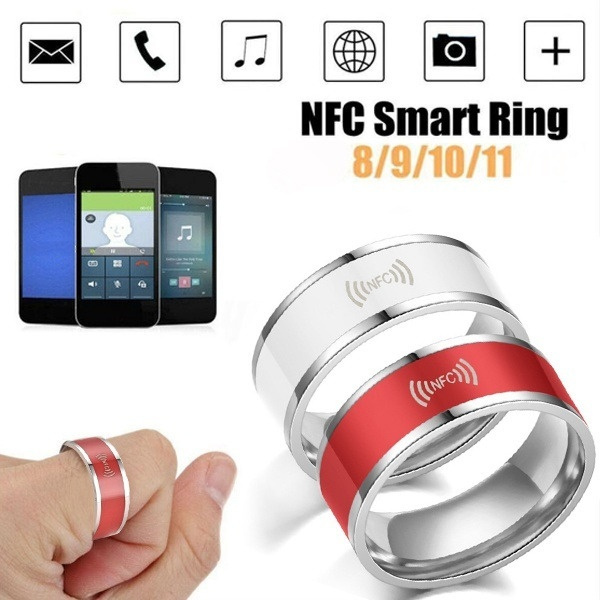 1PC NFC Ring NFC Smart Ring NFC Ring Pay Intelligent Ring For Connect All  Android Technology Finger Smart Electronics
