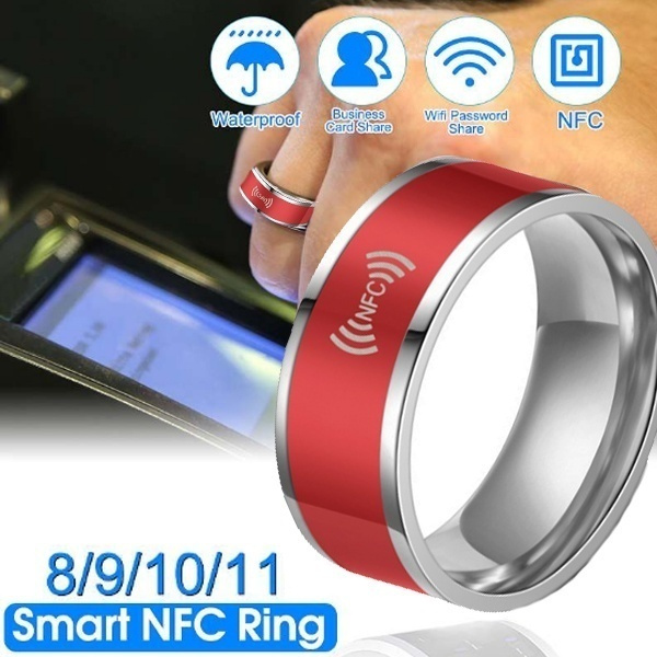 Bandiet Spectaculair Vergelijkbaar 1PC NFC Ring NFC Smart Ring NFC Ring Pay Intelligent Ring For Connect All  Android Technology Finger Smart Electronics | Wish