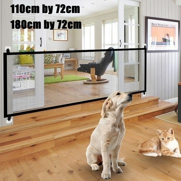 New Folding Dog Gate Ingenious Mesh Fence For Indoor And Outdoor Safe Pet Safety Enclosure Supplies Wish New Folding Dog Gate Ingenious Mesh, Dog Gates Outdoor