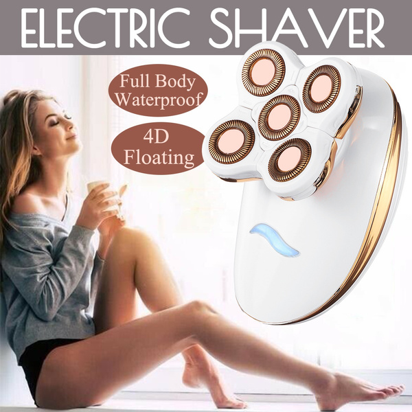5 IN 1 4D Electric Bald Head Shaver Hair Remover Machine Body Facial