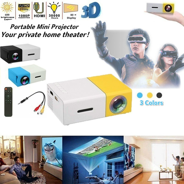 Mini Projecteur Led 1080p Hd Home Cinéma Portable Home Movie Projecteur