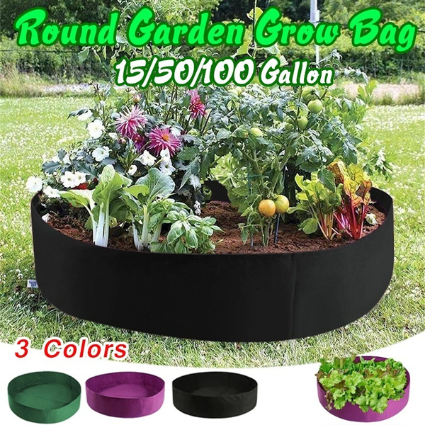 Round Garden Grow Bag Garden Planter Vegetable Box