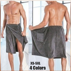 Pocket, Men, Towels, bathwrap