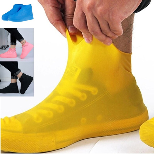 Unisex Waterproof Disposable Elastic Latex Boot Cover Rain Snow Non ...