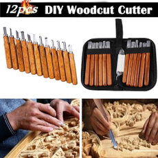 Wish Customer Reviews: 12pcs DIY Woodcut Cutter Sculpture Wood Carving ...
