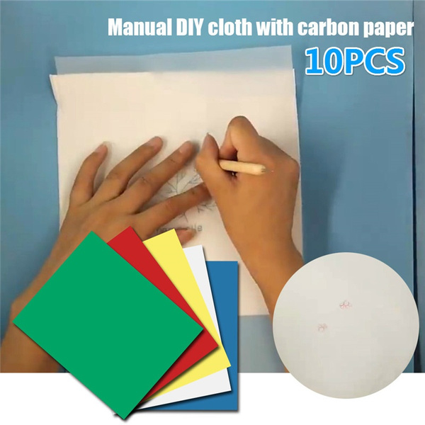 10pcs Embroidery Tracing Bumf Carbon Paper Water-Soluble For Cloth Handmade  Cross Stitch Sewing Paper