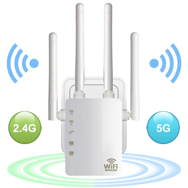 Giraf Forholdsvis forgænger WiFi Range Extender 300/ 1200Mbps Dual Band 2.4/5GHz Wi-Fi Internet Signal  Booster Wireless Repeater for Router Easy Setup WPS wifi range extender  netgear wifi range extender netgear wifi range extender netgear wifi