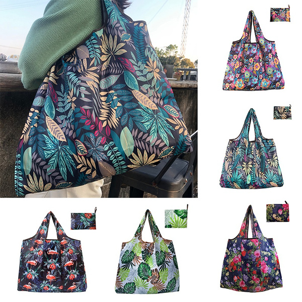 Nylon Foldable Recycle Shopping Bag Eco Friendly Ladies Reusable ...