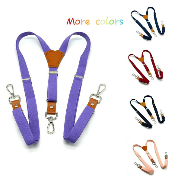 Neon Orange Trouser Braces