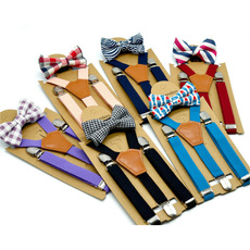 Elastic, boyschildrenkidssolidweddingpartybowtie, bow tie, suspender belt