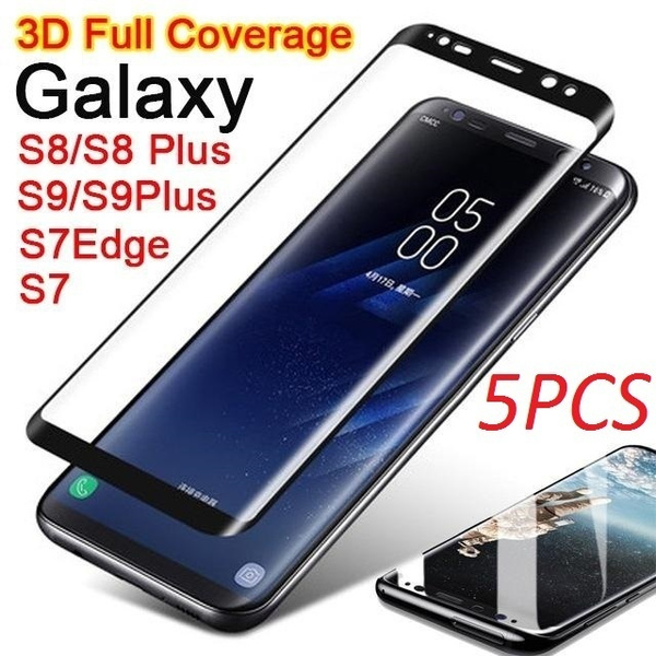 For Samsung Galaxy S8 Plus 3d Curved Full Tempered Glass Cover 9h Explosion Proof For Samsung S8 Screen Protector Film For S9 S9 Plus S9 S8 Plus S8 S7 Edge Note 8 Galaxy