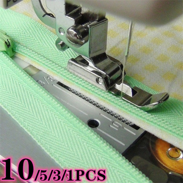 3 x Domestic Sewing Machine Rolled Hem Foot Fit Brother Toyota Janome Singer 