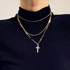 Cross necklace, Gifts, crucifixpendant, Fashion necklaces