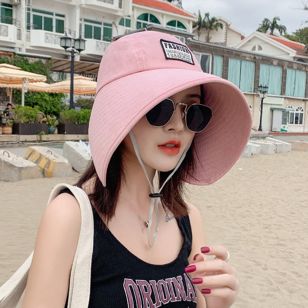 Fisherman Hat Korean Female Cap Big 
