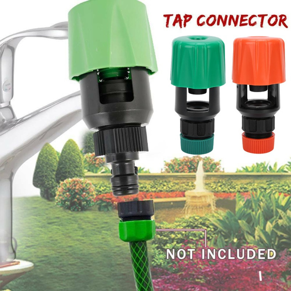 UNIVERSAL TAP TO GARDEN HOSE PIPE CONNECTOR MIXER KITCHEN ADAPTOR SNAP ACTION 