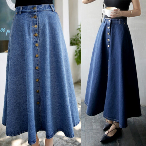 wish denim skirts