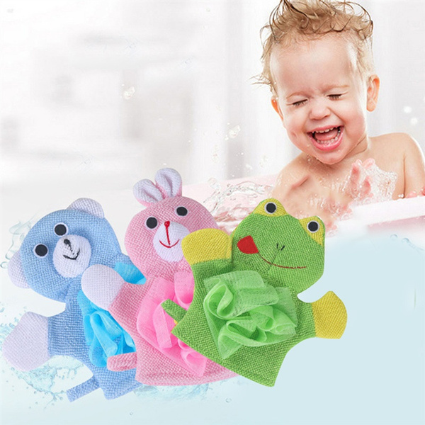 Animaux De Bande Dessinee Enfants Laver Des Gants De Bain Bebe Serviette De Bain Pour Bebe Enfants Enfants Wish