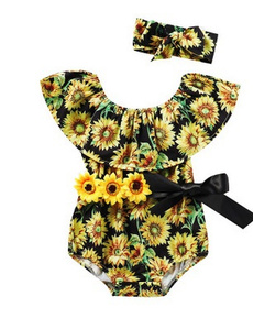 Summer, #Summer Clothes, Toddler, Sunflowers