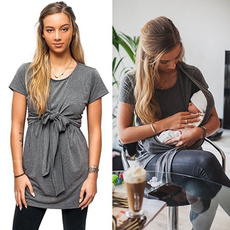 breastfeeding, Fashion, Cotton T Shirt, roundnecktop