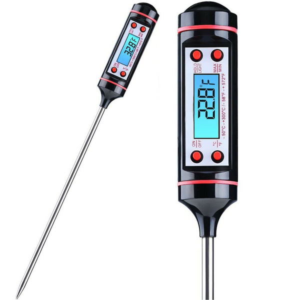 Instant Read Meat Thermometer Digital With Probe, Milk Liquid