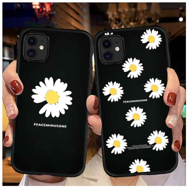 Fashion Daisy Flower Phone Case for iPhone X 11 Pro XS MAX XR 7 8