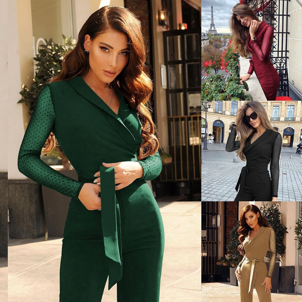 Long sleeve cheap formal jumpsuits