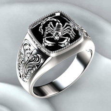 originality, scorpion, wedding ring, Men