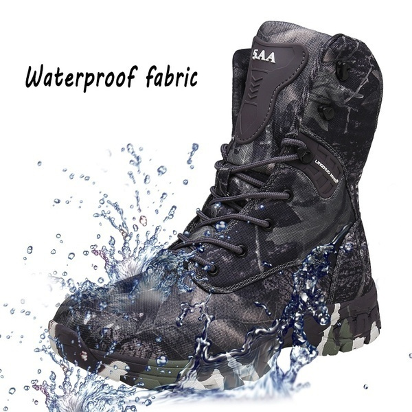 Men Camouflage Shoes Outdoor Hiking Boots Millitary Boots Waterproof Work  Shoes Wear-resistant Desert Boots Combat Boots Army Trekking Boots | Wish